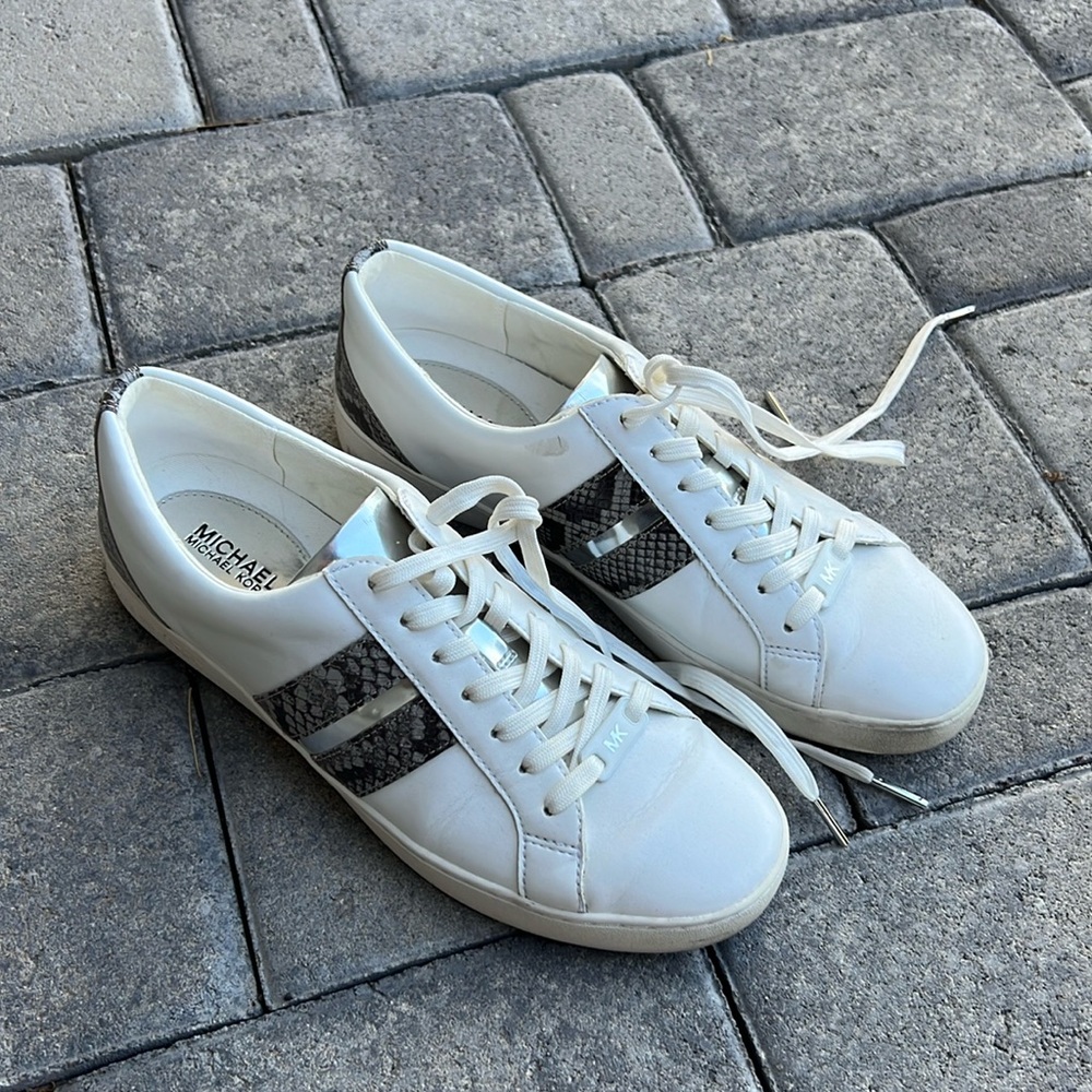 Michael Kors snakeskin sneakers 9